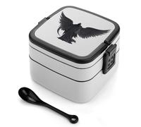Death Grim Reaper Portable Bento Box Stackable 2 Layers Lunch Boxes Leakproof Food Storage Container Reusable Snack