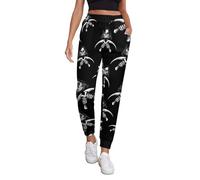 Death Grim Reaper Women's Joggers Sweatpants Athletic Yoga Pants with Pockets Leggings M