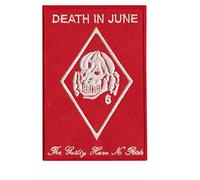 Death In June Neofolk Patch Badge Embroidered Iron on Applique Souvenir Accessory
