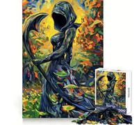 Death in The Forest 1000 Piece Puzzle For Adults Creative Play Snug Joint Real Challenge Night Activity (38x52cm)