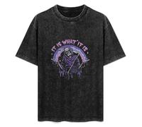 Death It is What It is Mens T-Shirt Black Unisex Tee S