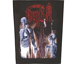 Death Men's Human Back Patch Black