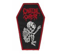 Death Metal Band C Patch (Black, Round, Iron-On, Compact)