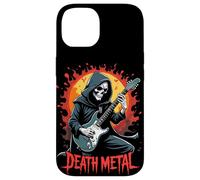 Death Metal Grim Reaper Electric Guitar Rock Funny Case for iPhone 14