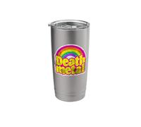 Death Metal Rainbow Stainless Steel Insulated Tumbler