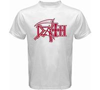Death Metal Rock Band Men's T-Shirt White XXL