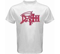 Death Metal Rock Band Men's White T-Shirt Size S M L XL 2XL 3XL