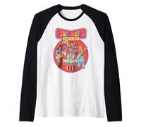 Death Metal Sing-Along Skeletons Retro Funny Adult Humor Raglan Baseball Tee