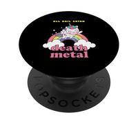 Death Metal Unicorn Unicorn Rock Music Rainbow Unicorn PopSockets Adhesive PopGrip