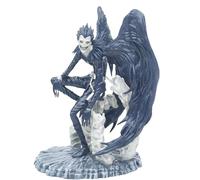 Death Note Anime Figure Ryuuku Anime Figures Attached Base and Looking at Notes 19cm Statue for Decoration (Sitting Position)