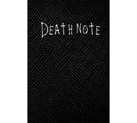 Death Note: Black Edition liniertes Notizbuch mit Regeln (Erste 10 Regeln) für Schule oder Tagebuch mit 120 Seiten (cremefarbenes Papier) Ein 6x9 Zoll ... für Fans von Death Note Anime und Manga