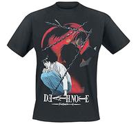 Death Note Chained Notes Men's T-Shirt 100% Cotton Regular, Black, M