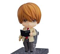 Death Note Figures, Light Yagami/L Anime Figure Statues PVC Movable Interchangeable Face Parts Action Figurine for Fans 10CM