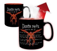 Death Note Kira and Ryuk - Mug with thermal effect Cup black red blue Onesize