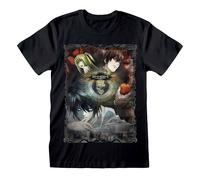Death Note Men's Poster T-Shirt in Black | Size: Small Death Note Black S