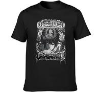Death Note Misamisa Yagami Light Mikami Teru Manga Men's T-Shirt Unisex Black Cotton Print Tee Shirts(Large)