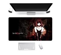 Death Note Mouse Pad Anime Mouse Mat Light Yagami/L/Ryuuku Printed Gaming Computer Keyboard Pad Laptop Mat Water-Resistant Mousepad for Office Student Desktop