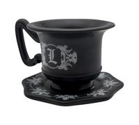 DEATH NOTE - Mug 3D with Saucer - L's Cup 6.8 Ounces Black