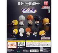 DEATH NOTE Nemurase Team Gacha Complete Set of All 5 Types