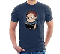 Death Note Randall Recess Annotations Men's T-Shirt Navy Blue