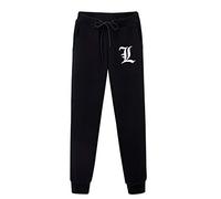 Death Note Sweatpants Anime Death Note Yagami Light Elastic Waist Drawstring Sports Jogger Pants for Men Women Teens