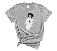 Death Note T-Shirt Cosplay Costume L Lawliet 3D Printed Short Sleeve Harajuku Tee Shirt for Men Women