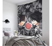 Death Note Tapestry Print Large Wall Art SciFi Living Room Home Decor Blanket for Bedroom Dorm Wall Hanging Design 120X180CM T15-0428-01