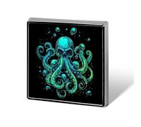 Death Octopus Skull Funny Lapel Tie Pin Buttons Brooch Badge Pin Clothes Hat Accessories for Men Women