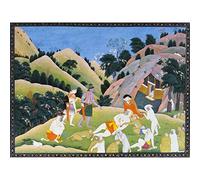 Death Of Bali Hindu Ramayana Large Art Print Poster Wall Decor Premium Mural