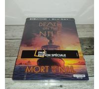 Death on the Nile STEELBOOK [4K + Blu-Ray] - NEW
