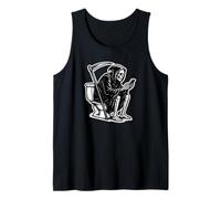 Death On The Throne Doom Scrolling The Internet Tank Top
