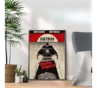Death Proof 2007, Quentin Tarantino Movie Print Cult Cinema Film Poster, A4 and A3 Size Frame Options Available, Home, Pub, Café, Bar Decoration Wall Art Print (A3 Framed (Oak))