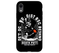 Death Putt Disc Golf Society Scuba Diver Halloween Fun Case for iPhone XR