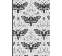 Death’s-Head Hawkmoth Journal: Victorian Engraving Style Moth Design With Natural History Aesthetic