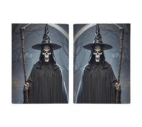 Death Scythe Passport Holder Personalized Passport Wallet for Women Men Travel Document Organizer Holder