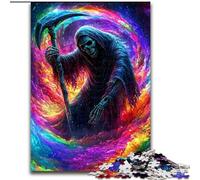 Death Skull 1000 Piece Jigsaw Puzzles for Teenagers, Family Entertainment Toys Is Ideal As A Gift for The Whole Family (size 50x75cm)