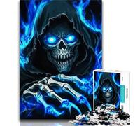 Death Skull Puzzles 1000 Pieces for Adults,Challenging Game And Family Play for Is Ideal As A Gift for The Whole Family (38x26cm)