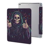 Death Skull Slim Tablet Case with Pen Holder Back Shell Smart Cover Protective Compatible with IPAD 10/IPAD Pro (10.5in) /IPAD Air3/IPAD 2017/2018/Air1/Air2