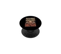Death Smiles at Everyone Firefighters Smile Back Firefighter PopSockets Adhesive PopGrip