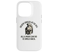 Death Smiles At Us All - Gladiator Marcus Aurelius Quote Case for iPhone 14 Pro