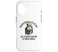 Death Smiles At Us All - Gladiator Marcus Aurelius Quote Case for iPhone 16
