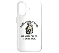 Death Smiles At Us All - Gladiator Marcus Aurelius Quote Case for iPhone 17