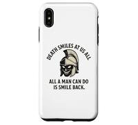 Death Smiles At Us All - Gladiator Marcus Aurelius Quote Case for iPhone XS Max