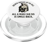 Death Smiles At Us All - Gladiator Marcus Aurelius Quote PopSockets PopGrip for MagSafe