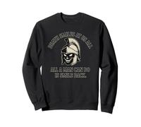 Death Smiles At Us All - Gladiator Marcus Aurelius Quote Sweatshirt