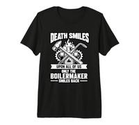 Death Smiles Only The Boilermaker Smiles Back Premium T-Shirt