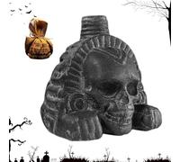 Death Sound Maker, 7.5x6.5x7.8cm Aztec Death Whistle, Real Screaming Aztec Deaths Whistle, Gothic Halloween Prank Props For Survival Outdoor Adults Youth Kids Haunted House Party Supplies