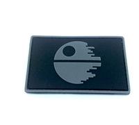 Death Star Jedi Airsoft Paintball PVC Morale Patch (Grey)