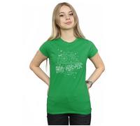 Death Star Sleigh Cotton T-Shirt Star Wars Green XXL