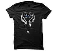 Death Stranding Fragile Express Kojima Men's T-Shirt Black(X-Large)